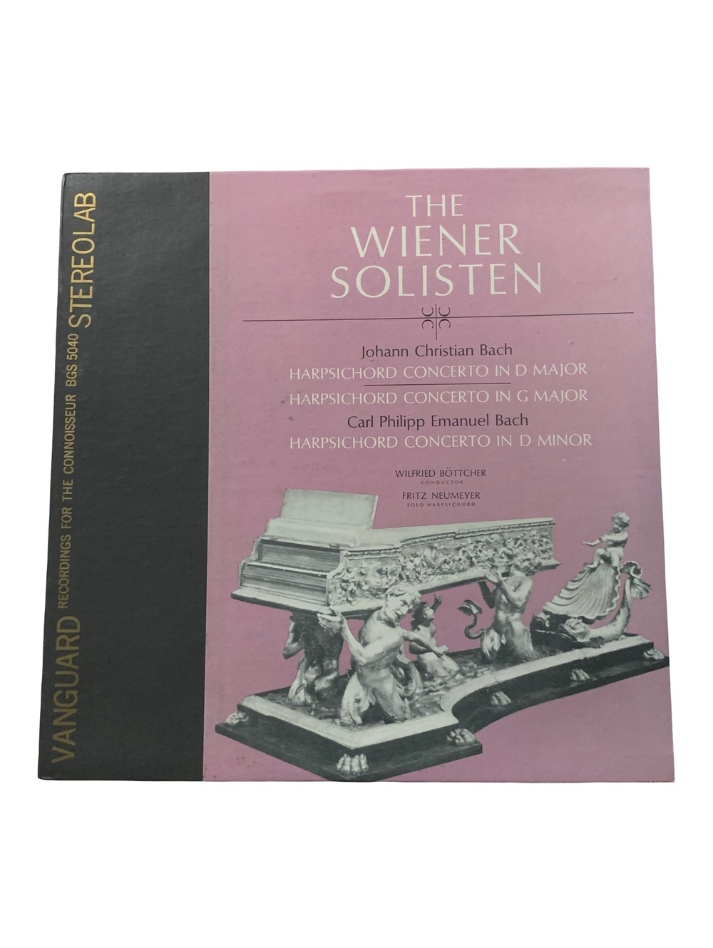 The Wiener Solisten Bach Harpsichord Concertos Vanguard Stereo Lab Vinyl LP 33